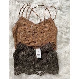 BNWT Willow & Root Lace Camisoles L